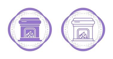 Fireplace Vector Icon