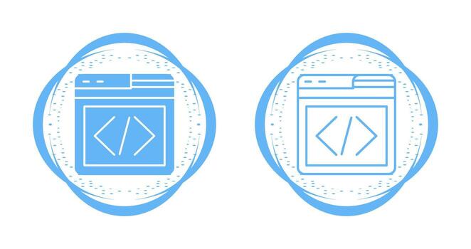 Web Programing Vector Icon