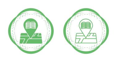 Library Location Vector Icon