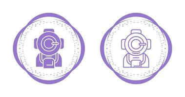 Diving Helmet Vector Icon