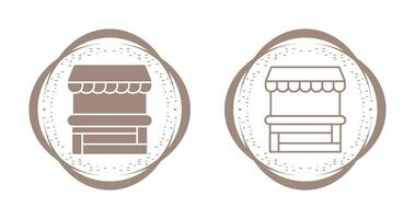 Food Stand Vector Icon