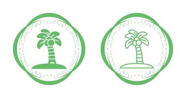 icono de vector de árbol de Palma