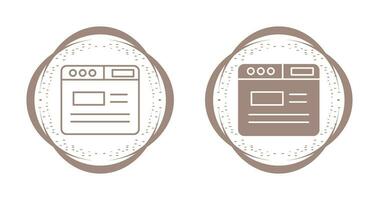 Webpage Vector Icon