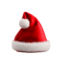 Noël rouge Père Noël chapeau ai génératif png