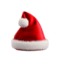 jul röd santa hatt ai generativ png