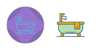 icono de vector de baño