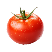 Tomate, Tomate png, rot Tomate mit transparent Hintergrund, ai generiert png