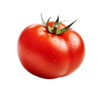 Tomate, Tomate png, rot Tomate mit transparent Hintergrund, ai generiert png