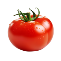 Tomate, Tomate png, rot Tomate mit transparent Hintergrund, ai generiert png