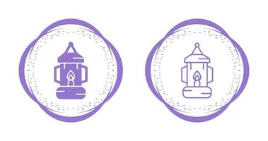 Oil Lamp Vector Icon