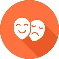 Theatre masks Vector Icon