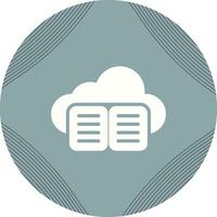 Cloud Training Vector Icon