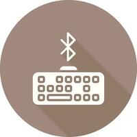 Bluetooth Keyboard Vector Icon