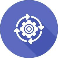 continuo integración vector icono