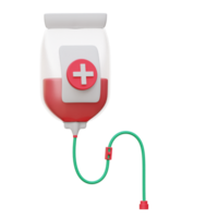 sangue donazione3d icona illustrazioni png