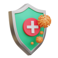 Immune 3d Icon Illustrations png