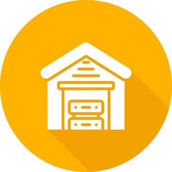 icono de vector de almacén de datos