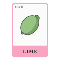 Limes Customizable Playing Name Card Healthy Fruit Ingredients png