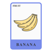 Bananas Customizable Playing Name Card Healthy Fruit Ingredients png