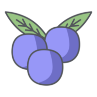 Blueberries Fresh Fruit Healthy Ingredients png