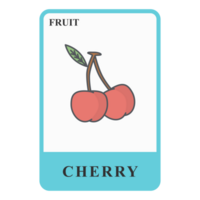 Cherry Customizable Playing Name Card Healthy Fruit Ingredients png