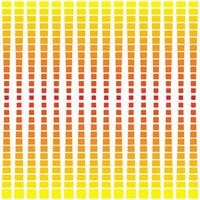 simple abstract yellow red color square halftone pattern vector