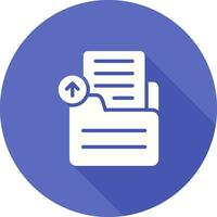 Document Upload Vector Icon
