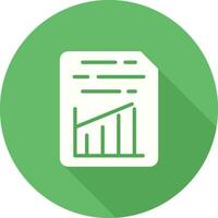 Document Insert Graph Vector Icon