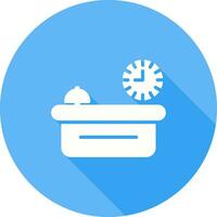 Customer Service Counter Vector Icon