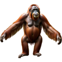 orang-outan jungle Indonésie. ai génératif png