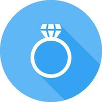 Diamond ring Vector Icon