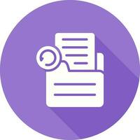 Document Undo Vector Icon