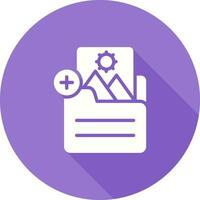 Document Insert Image Vector Icon