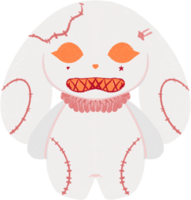 Halloween Weiß Hase Puppe Clown Geist png