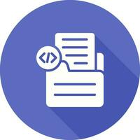 Document Insert Code Vector Icon