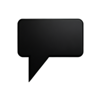 Speech Bubble Message  AI Generative png