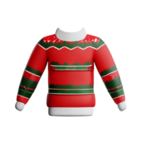 Natale maglione camicia ai generativo png