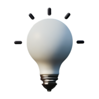 lampadina idea lampada ai generativo png