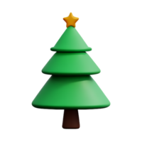 Natale albero nuovo anno ai generativo png