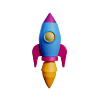 Rocket Startup Space AI Generative png