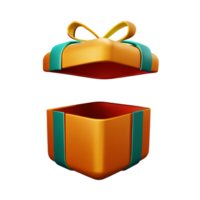 caja de regalo abierto regalo ai generativo png