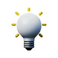 lampadina idea lampada ai generativo png