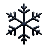 Christmas Snowflake Ice AI Generative png
