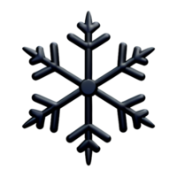 Noël flocon de neige la glace ai génératif png