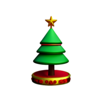 Noël arbre nouvel An ai génératif png