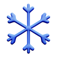 Natale fiocco di neve ghiaccio ai generativo png