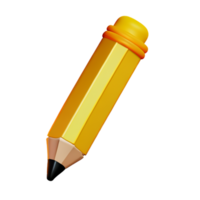 crayon dessin Jaune ai génératif png