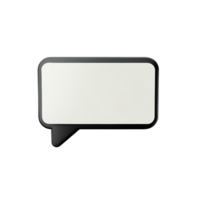 Speech Bubble Message  AI Generative png