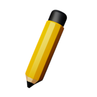 crayon dessin Jaune ai génératif png