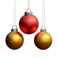 Christmas Ornaments Cute AI Generative png